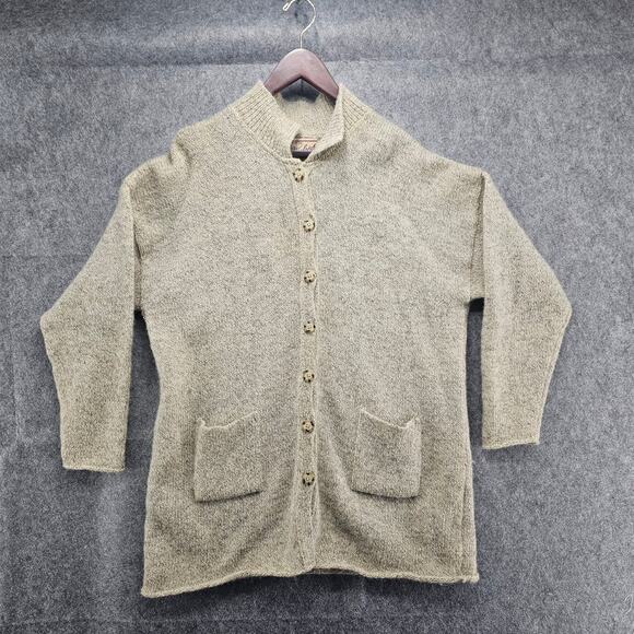 VINTAGE 90S WOOLRICH MERINO WOOL WOMANS CARDIGAN - Picture 1 of 8